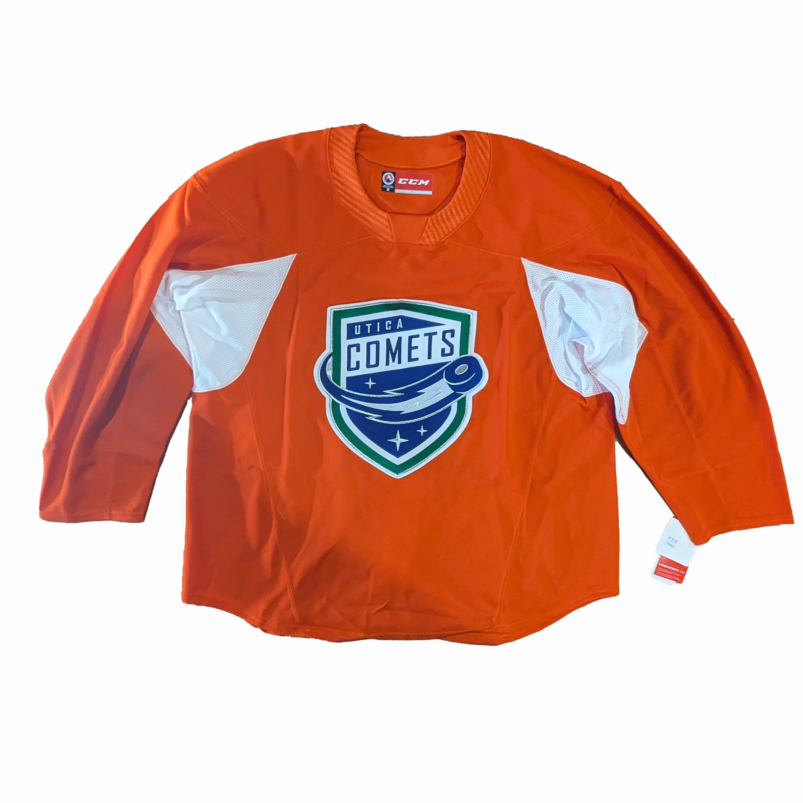 AHL - Nouveau maillot d'entraînement CCM - Comets d'Utica (orange)
